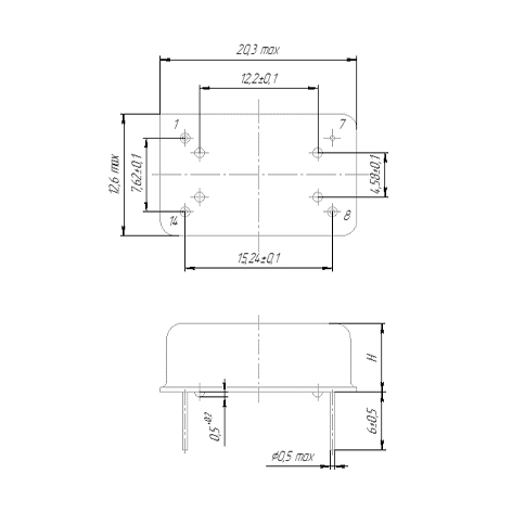 GK283-UN - Dimensions